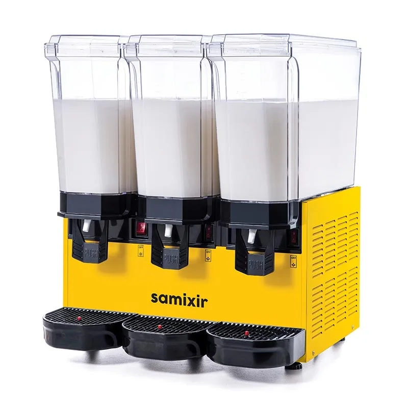 60.MMMY Triple Klasik Soğuk İçecek Dispenseri, 3 * 20 L.Sarı