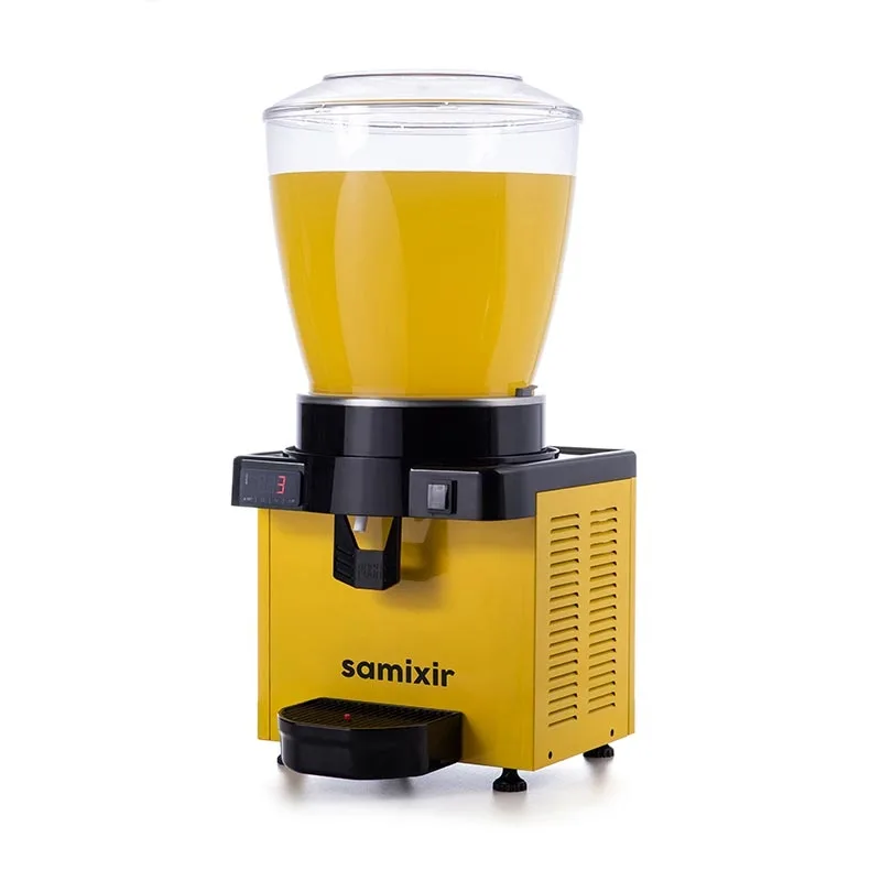 M22.DY Panaromik Dijital Soğuk İçecek Dispenseri, 22 L, Sarı