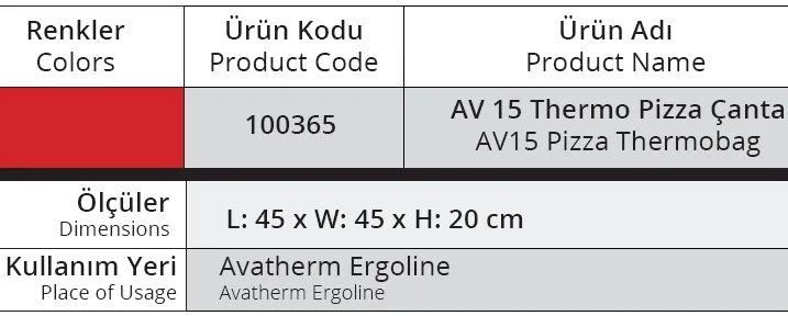 Servis Çantası, Ergoline  Model için - AV15 -100365