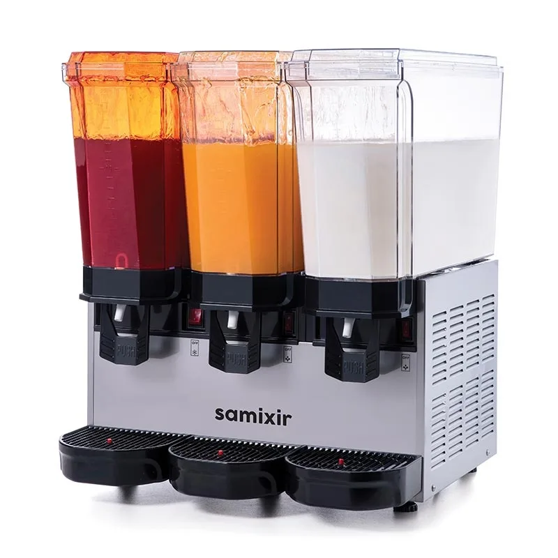 60.SSMI Klasik Triple Soğuk İçecek Dispenseri, 20+20+20 L, İnox