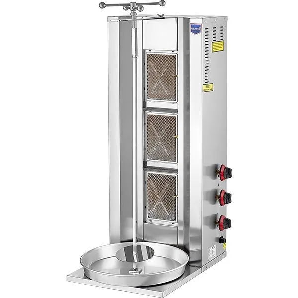 3 Radyanlı Gazlı (CE) Döner Ocağı - D06