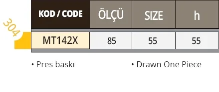 Erzak Taşıma Arabası, 4 Tekerlekli, Çift Kapaklı - MT142X