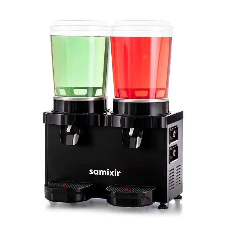 MM20.AB Panaromik Twin Soğuk İçecek Dispenseri, 10 L+10 L, Siyah