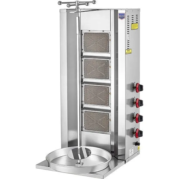 4 Radyanlı Gazlı (CE) Döner Ocağı- D08