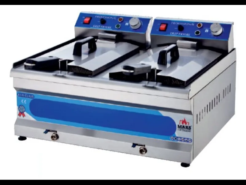 Set Üstü Fritöz, Çiftli, Elektrikli - 8+8 Lt. MFR-60