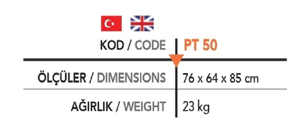 Pizza Fırın Alt Tezgahı PT 50