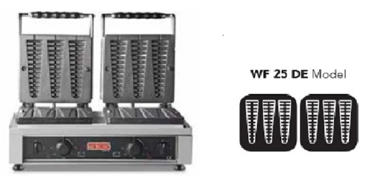 İkili Waffle Makinesi - WF25-DE