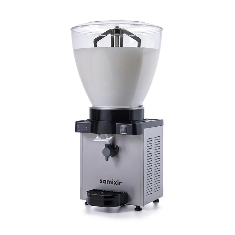 KAM40-DI- Panaromik Dijital Köpüklü Ayran Dispenseri, 40 L, Inox