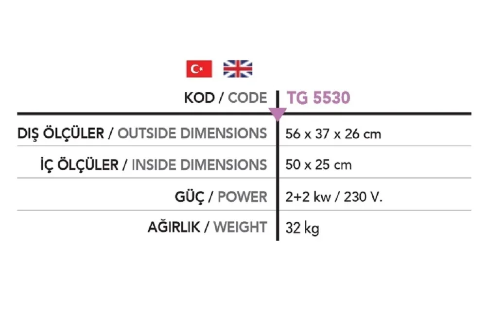 Tost Makinesi - TG 5530-DE