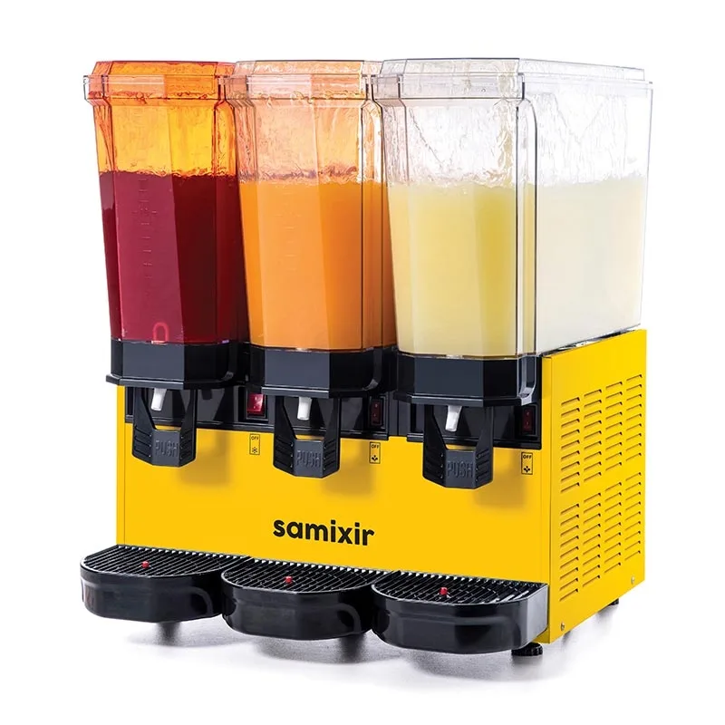 60.SSSY Klasik Fıskiyeli Soğuk İçecek Dispenseri, 20+20+20 L