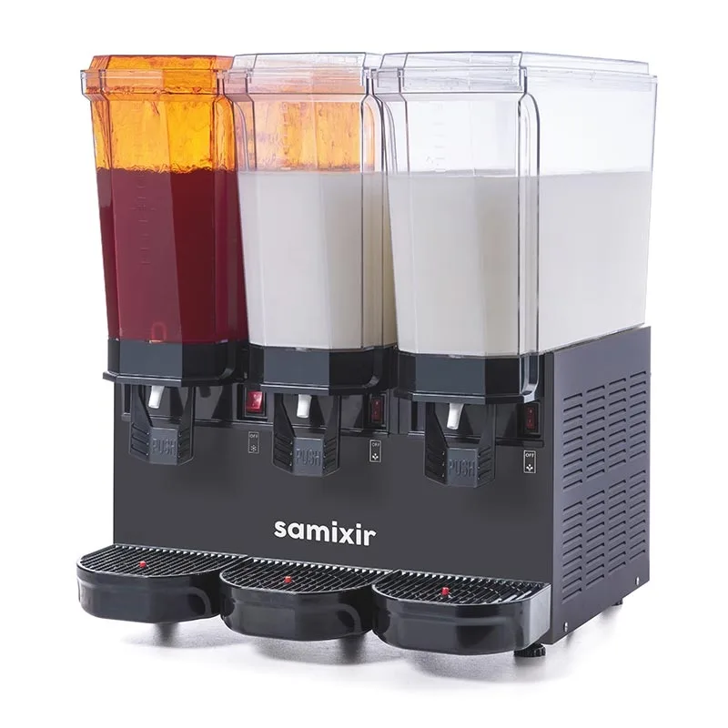 60.SMMB Triple Klasik Soğuk İçecek Dispenseri, 20+20+20 L, Siyah