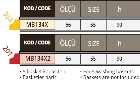 Kaset Taşıma Arabası Alçak- 201K. MB134X2