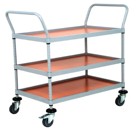Servis Arabası 3 Katlı , Ahşap, Boyalı - MS102BA