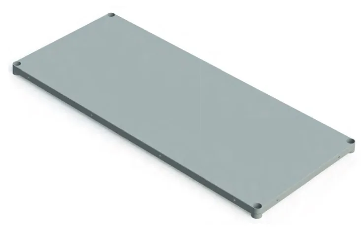 Demonte 4 Katlı Düz Sac İstif Rafı-Gri Boyalı- 91*61*183cm