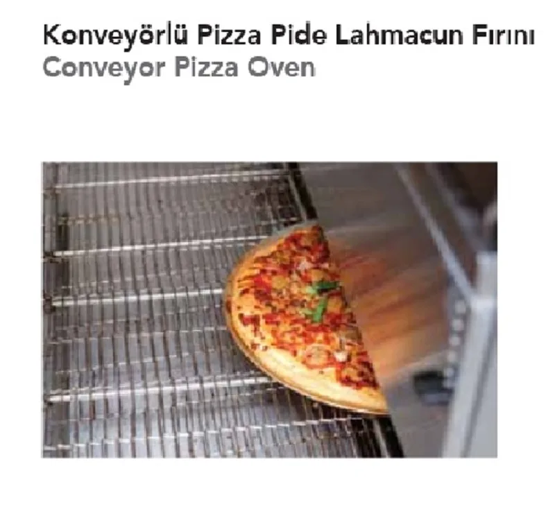 Konveyörlü Tek kat Pizza Fırını Elektrikli PO K50-E