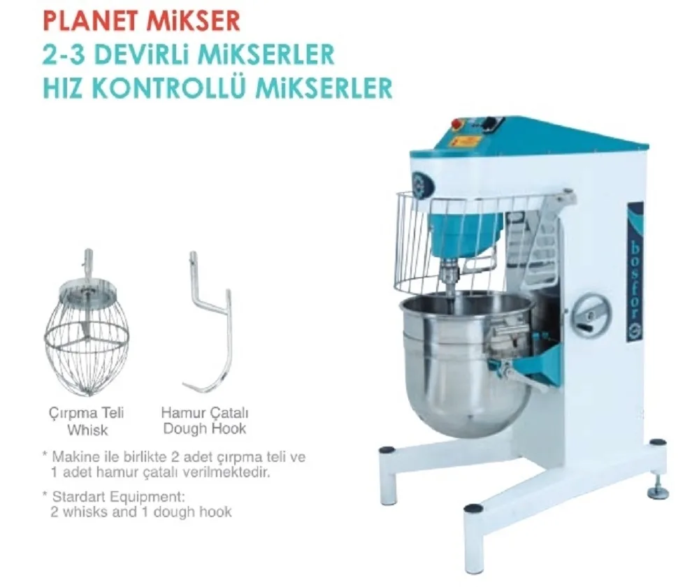 Planet Mikser- Hız Kontrollü  - 60 Lt. - UPM-60M