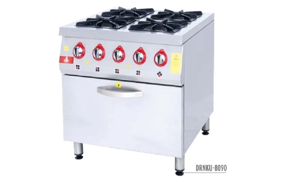 Klasik Kuzine - Fırınlı - 4 Ocaklı - KU-8090